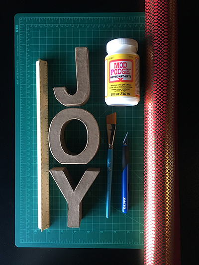 Papier Mache Letter DIY - Artist & Craftsman Supply